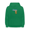 Kindred Kangaroo Character Comfort Kids Hoodie - kelly green