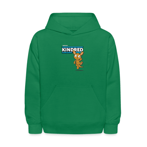 Kindred Kangaroo Character Comfort Kids Hoodie - kelly green