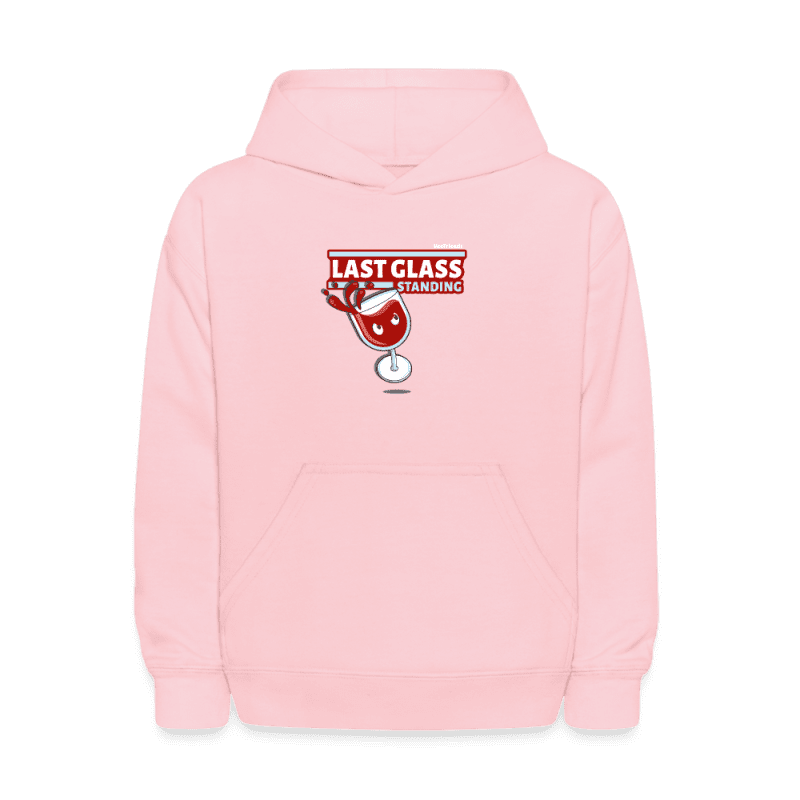 Last Glass Standing Character Comfort Kids Hoodie - pink