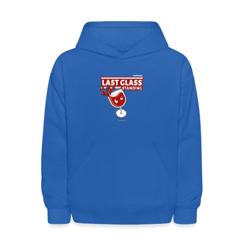 Last Glass Standing Character Comfort Kids Hoodie - royal blue