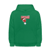 Last Glass Standing Character Comfort Kids Hoodie - kelly green