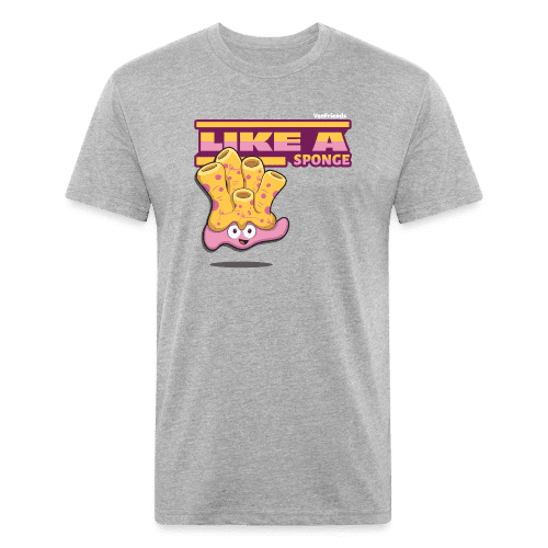 Like A Sponge Character Comfort Adult Tee - heather gray