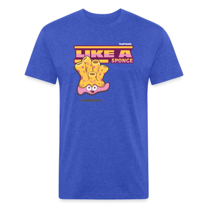 Like A Sponge Character Comfort Adult Tee - heather royal