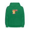 Like A Sponge Character Comfort Kids Hoodie - kelly green