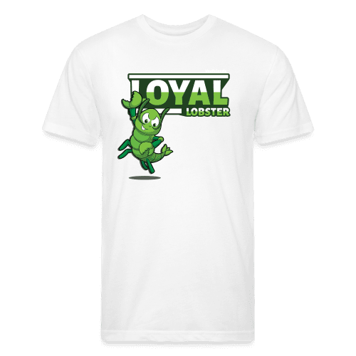 Loyal Lobster Character Comfort Adult Tee - white