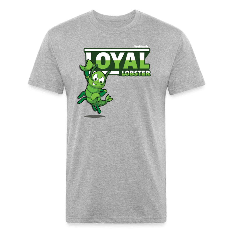 Loyal Lobster Character Comfort Adult Tee - heather gray