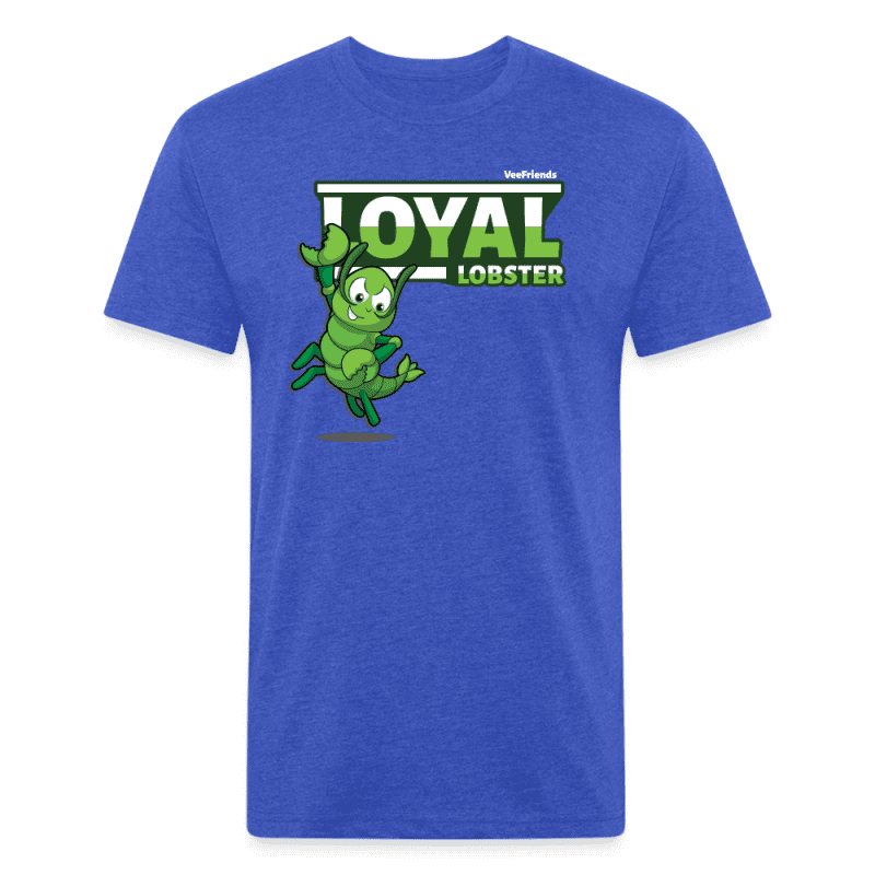 Loyal Lobster Character Comfort Adult Tee - heather royal