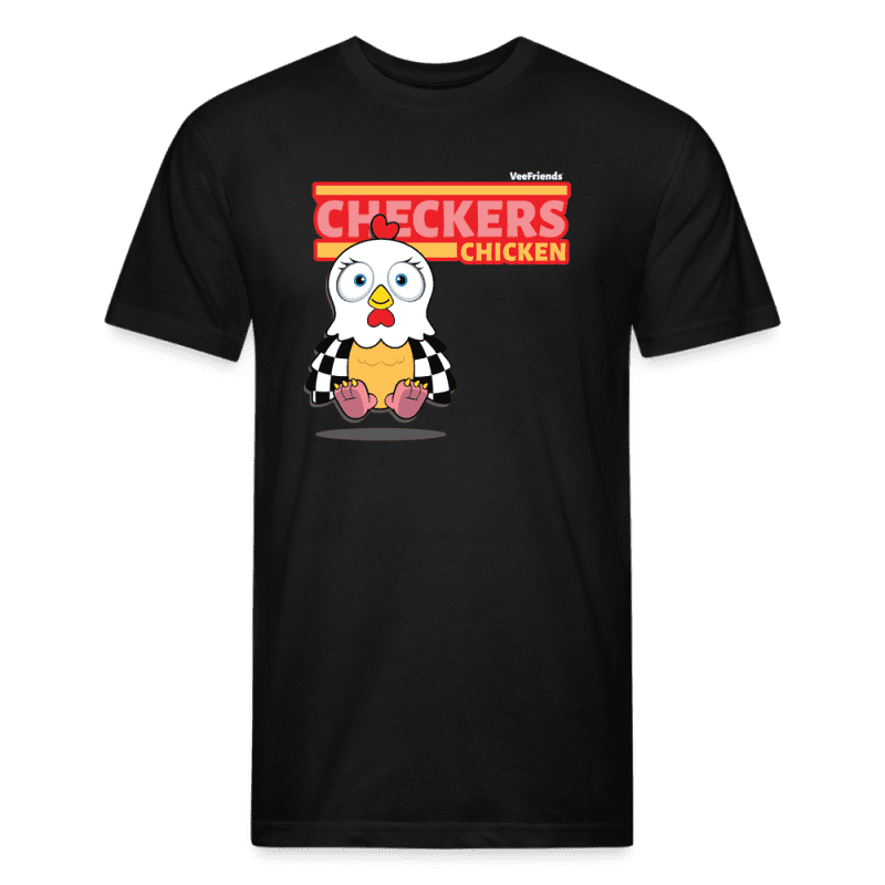 Checkers Chicken Character Comfort Adult Tee (Holder Claim) - black