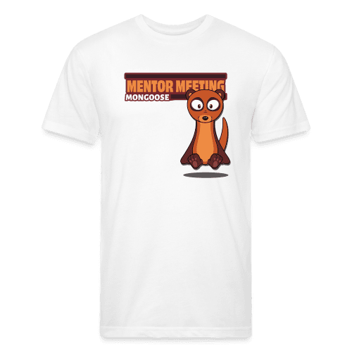 Mentor Meeting Mongoose Character Comfort Adult Tee (Holder Claim) - white