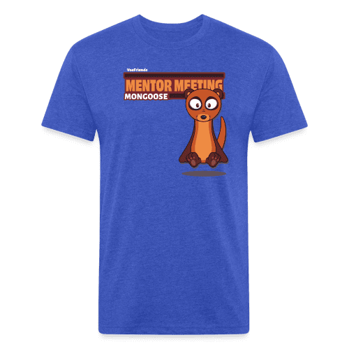 Mentor Meeting Mongoose Character Comfort Adult Tee (Holder Claim) - heather royal