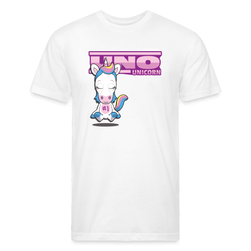 Uno Unicorn Character Comfort Adult Tee (Holder Claim) - white