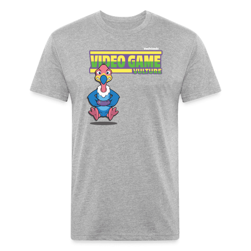 Video Game Vulture Character Comfort Adult Tee (Holder Claim) - heather gray