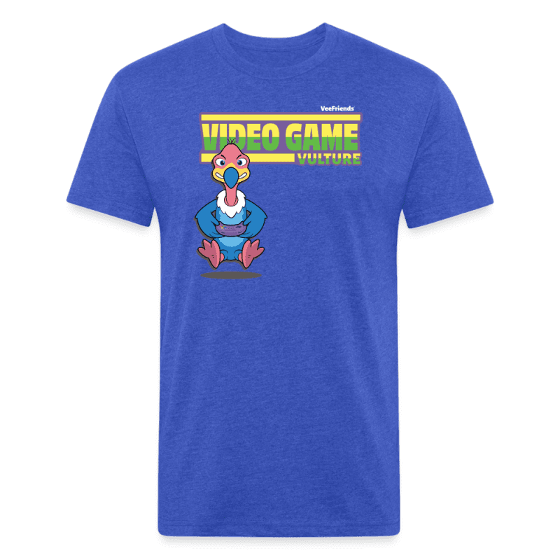 Video Game Vulture Character Comfort Adult Tee (Holder Claim) - heather royal