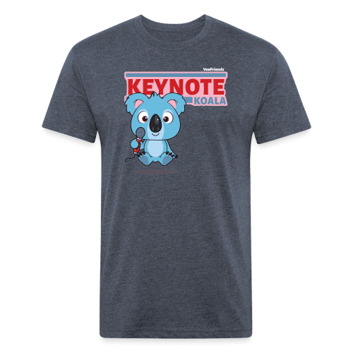 Keynote Koala Character Comfort Adult Tee (Holder Claim) - heather navy