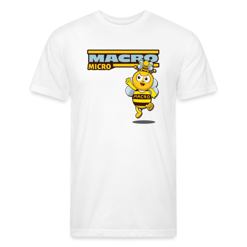 Macro Micro Character Comfort Adult Tee - white