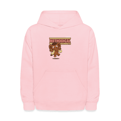 Methodical Mammoth Character Comfort Kids Hoodie - pink