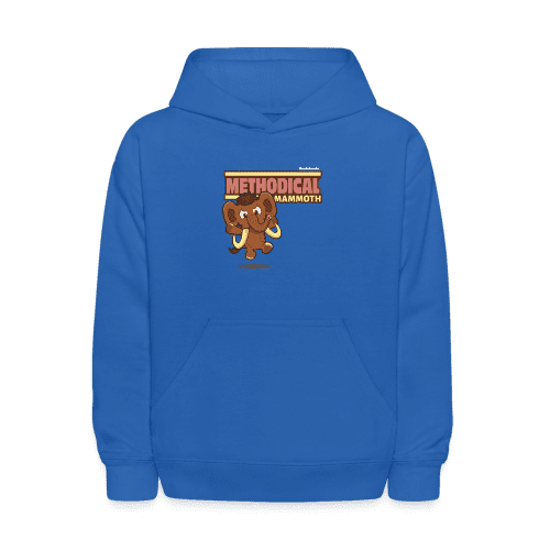 Methodical Mammoth Character Comfort Kids Hoodie - royal blue