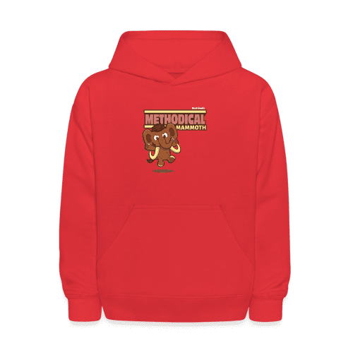 Methodical Mammoth Character Comfort Kids Hoodie - red