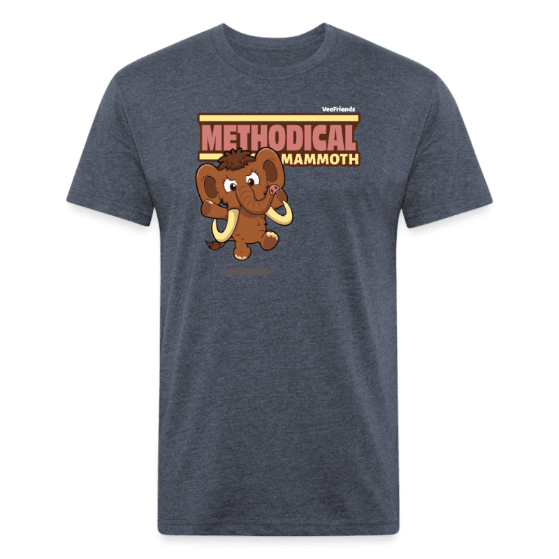 Methodical Mammoth Character Comfort Adult Tee - heather navy