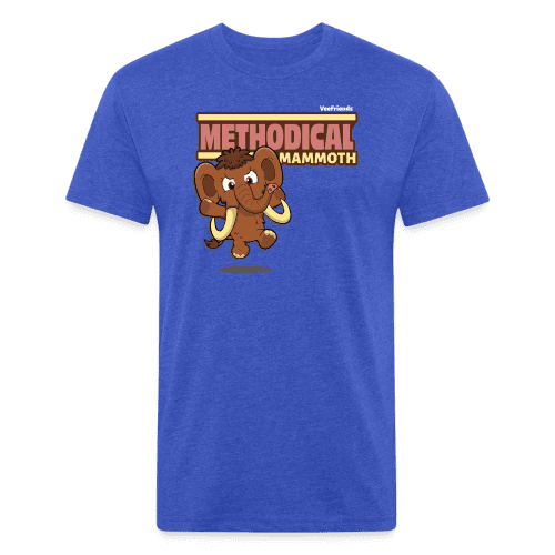 Methodical Mammoth Character Comfort Adult Tee - heather royal