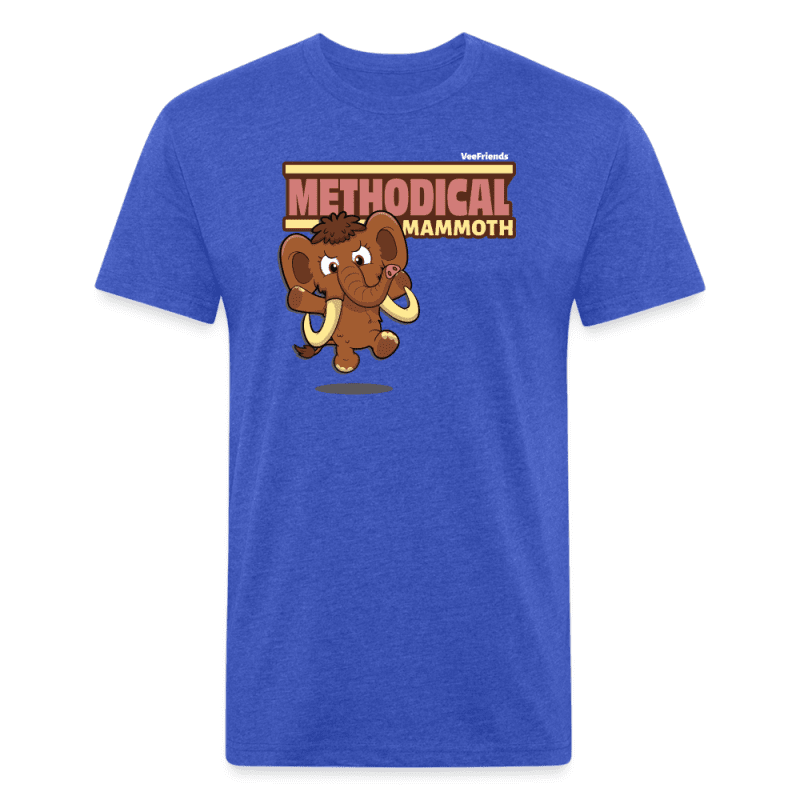 Methodical Mammoth Character Comfort Adult Tee - heather royal