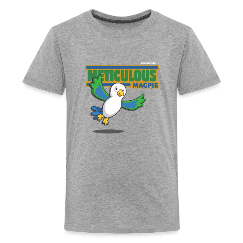 Meticulous Magpie Character Comfort Kids Tee - heather gray