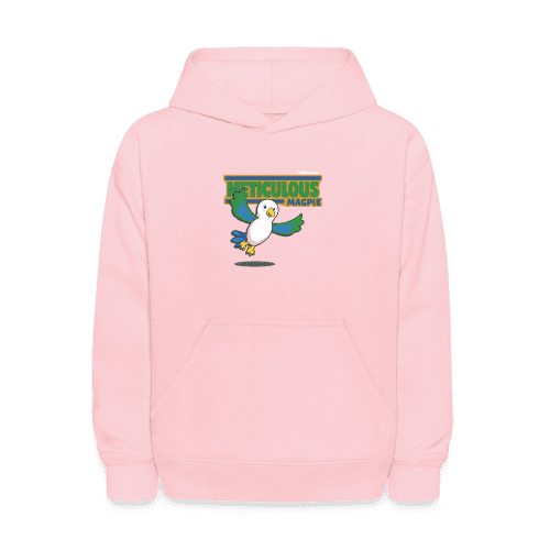 Meticulous Magpie Character Comfort Kids Hoodie - pink