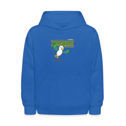 Meticulous Magpie Character Comfort Kids Hoodie - royal blue