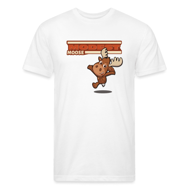 Modest Moose Character Comfort Adult Tee - white