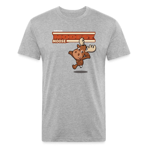 Modest Moose Character Comfort Adult Tee - heather gray