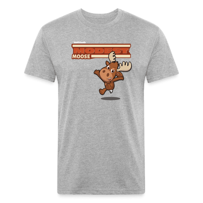 Modest Moose Character Comfort Adult Tee - heather gray