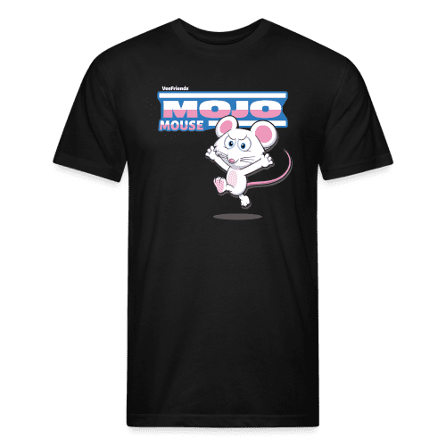 Mojo Mouse Character Comfort Adult Tee - black