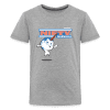 Nifty Narwhal Character Comfort Kids Tee - heather gray