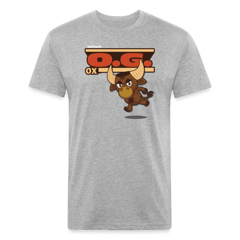 O.G. Ox Character Comfort Adult Tee - heather gray