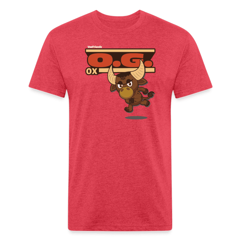 O.G. Ox Character Comfort Adult Tee - heather red