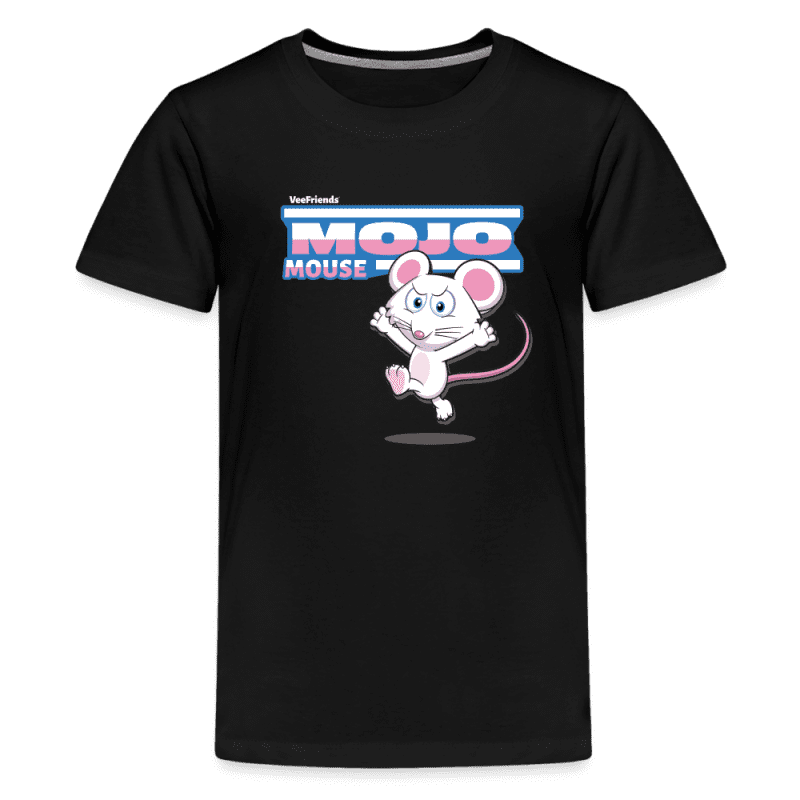 Mojo Mouse Character Comfort Kids Tee - black