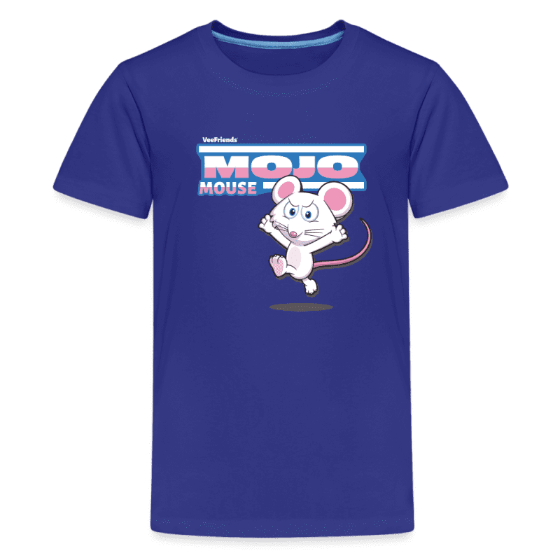 Mojo Mouse Character Comfort Kids Tee - royal blue