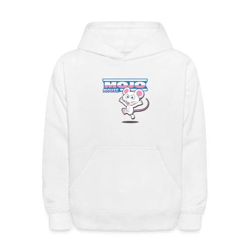 Mojo Mouse Character Comfort Kids Hoodie - white