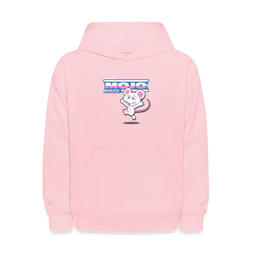 Mojo Mouse Character Comfort Kids Hoodie - pink