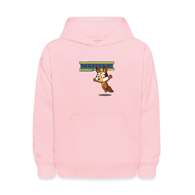 Noble Numbat Character Comfort Kids Hoodie - pink