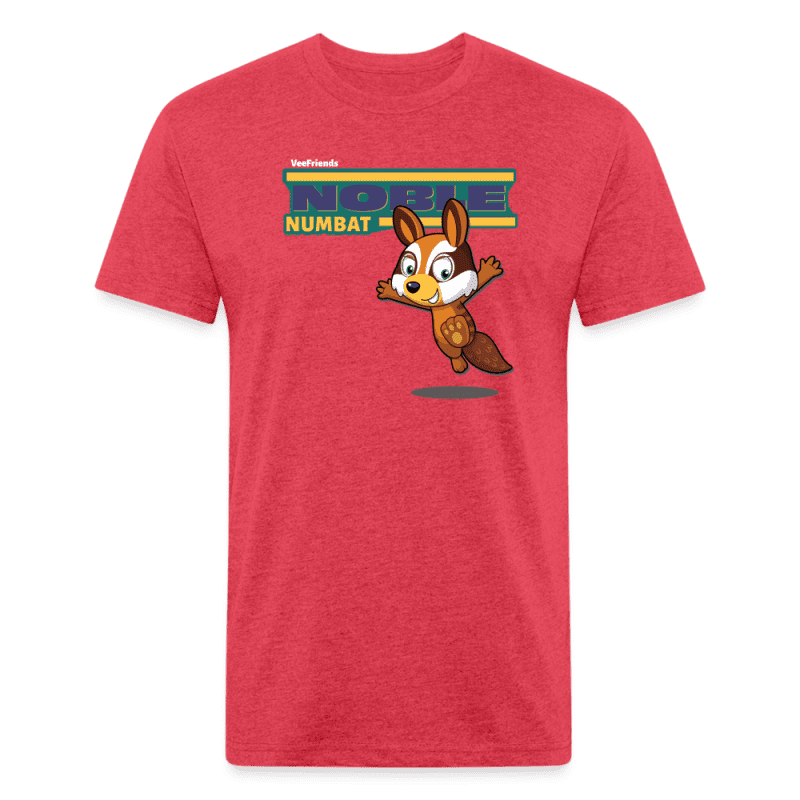 Noble Numbat Character Comfort Adult Tee - heather red