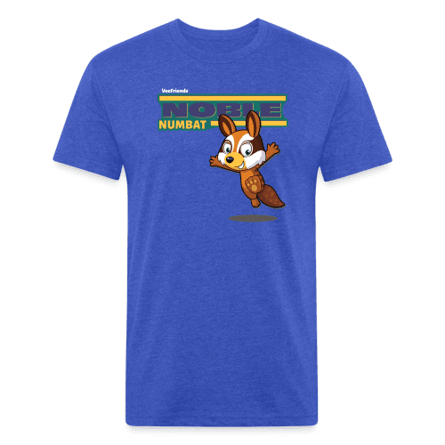 Noble Numbat Character Comfort Adult Tee - heather royal