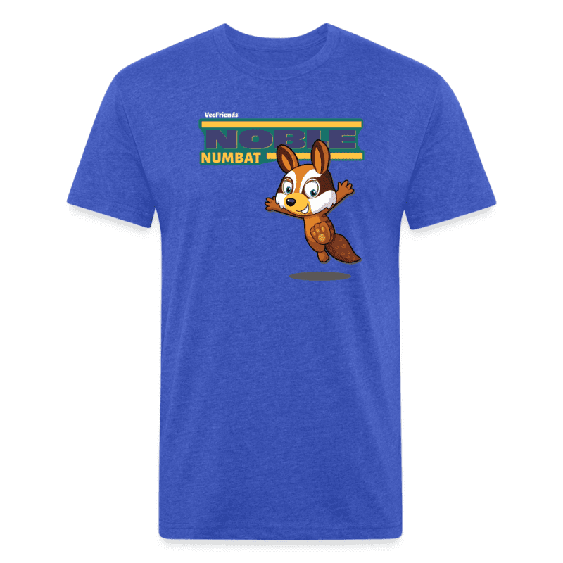 Noble Numbat Character Comfort Adult Tee - heather royal