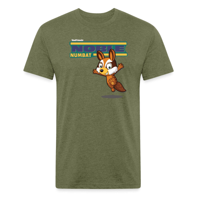 Noble Numbat Character Comfort Adult Tee - heather military green