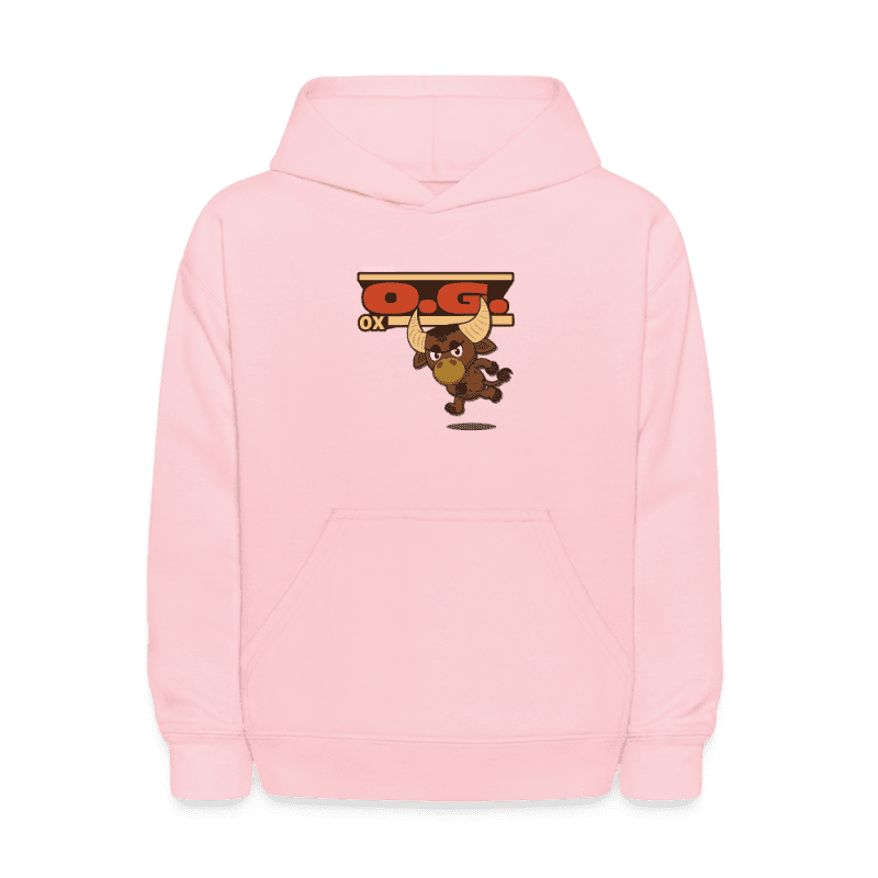 O.G. Ox Character Comfort Kids Hoodie - pink