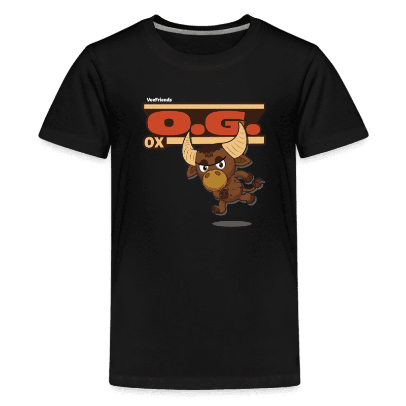 O.G. Ox Character Comfort Kids Tee - black