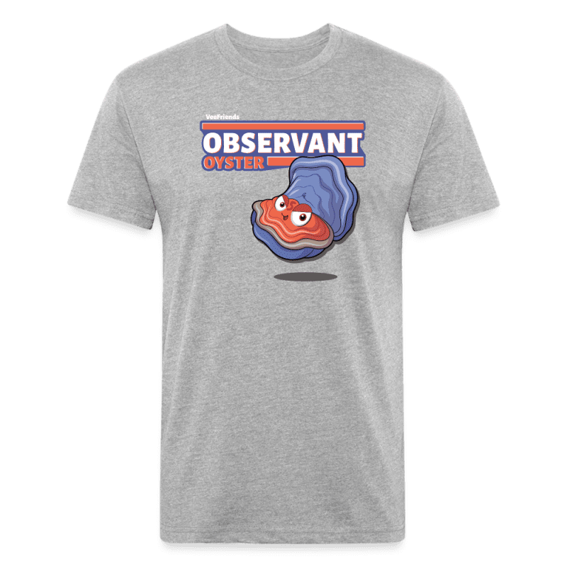 Observant Oyster Character Comfort Adult Tee - heather gray