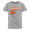 Offense Oriented Orangutan Character Comfort Kids Tee - heather gray