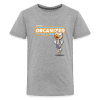 Organized Ostrich Character Comfort Kids Tee - heather gray