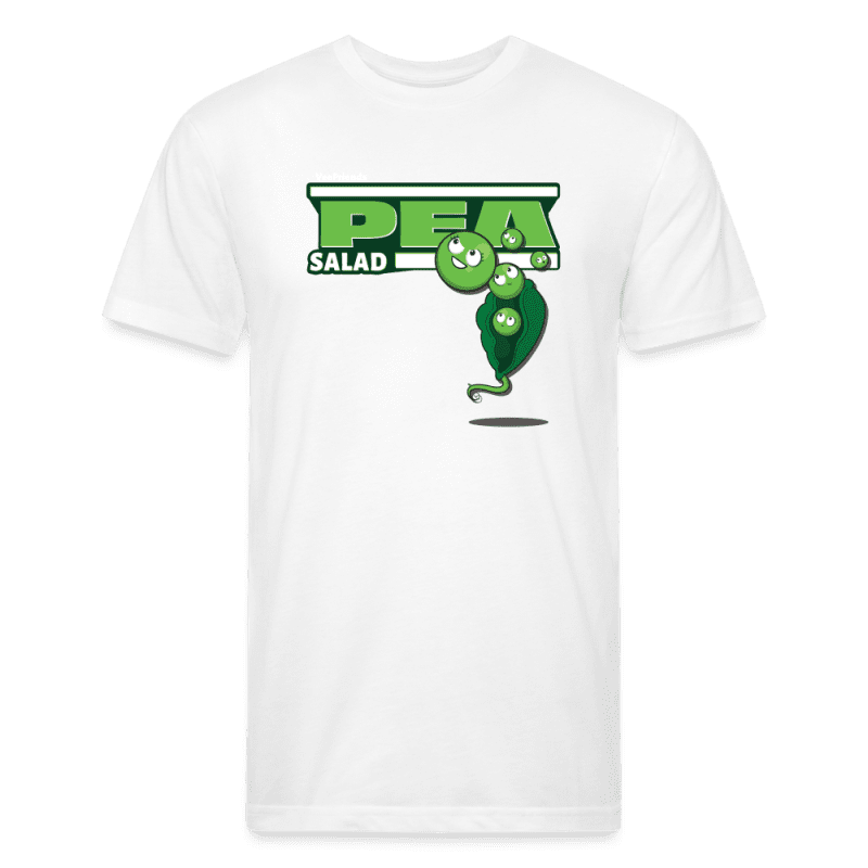 Pea Salad Character Comfort Adult Tee - white